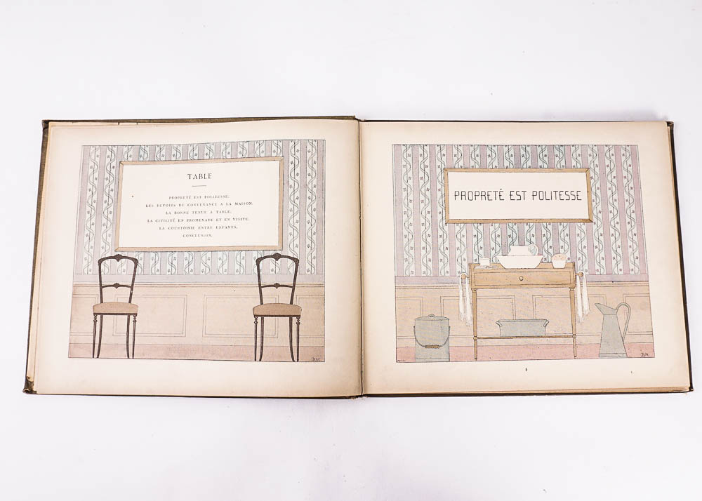 Antique French Children's Book "La Civilité"