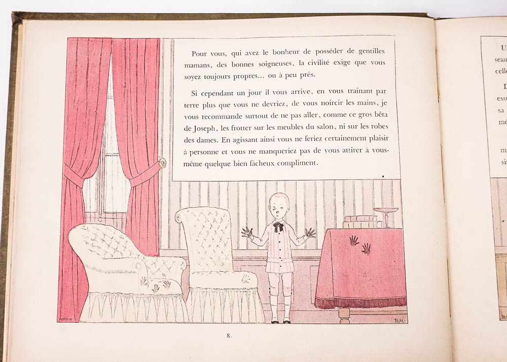 Antique French Children's Book "La Civilité"