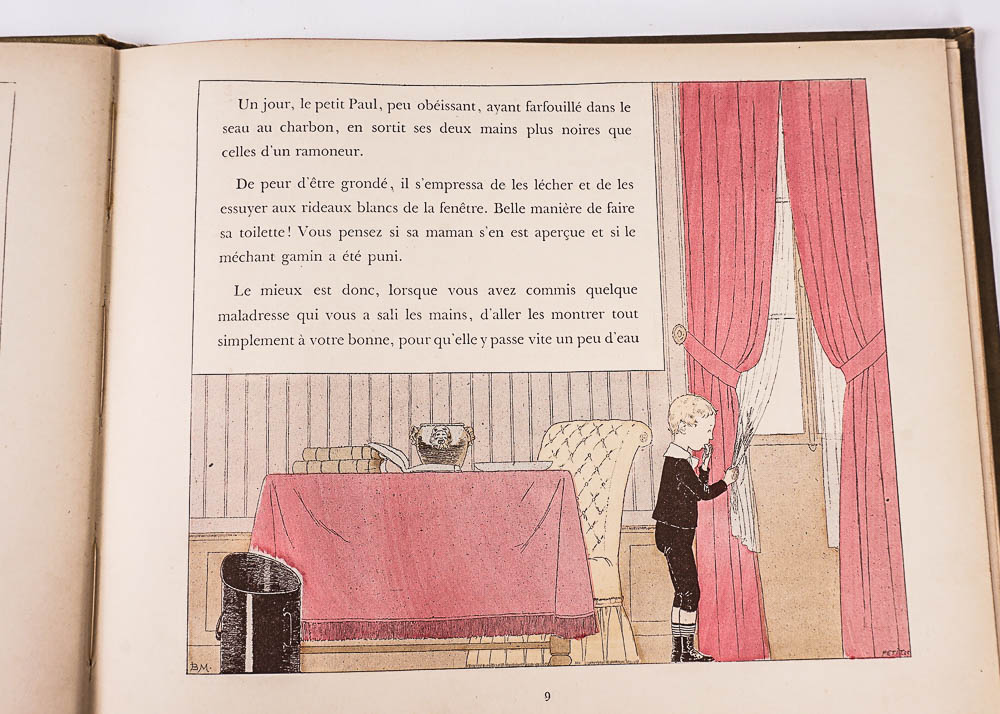 Antique French Children's Book "La Civilité"