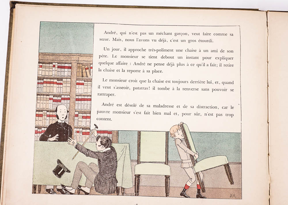 Antique French Children's Book "La Civilité"