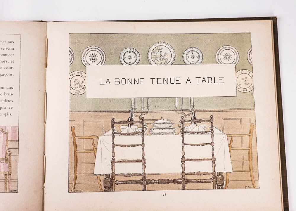 Antique French Children's Book "La Civilité"