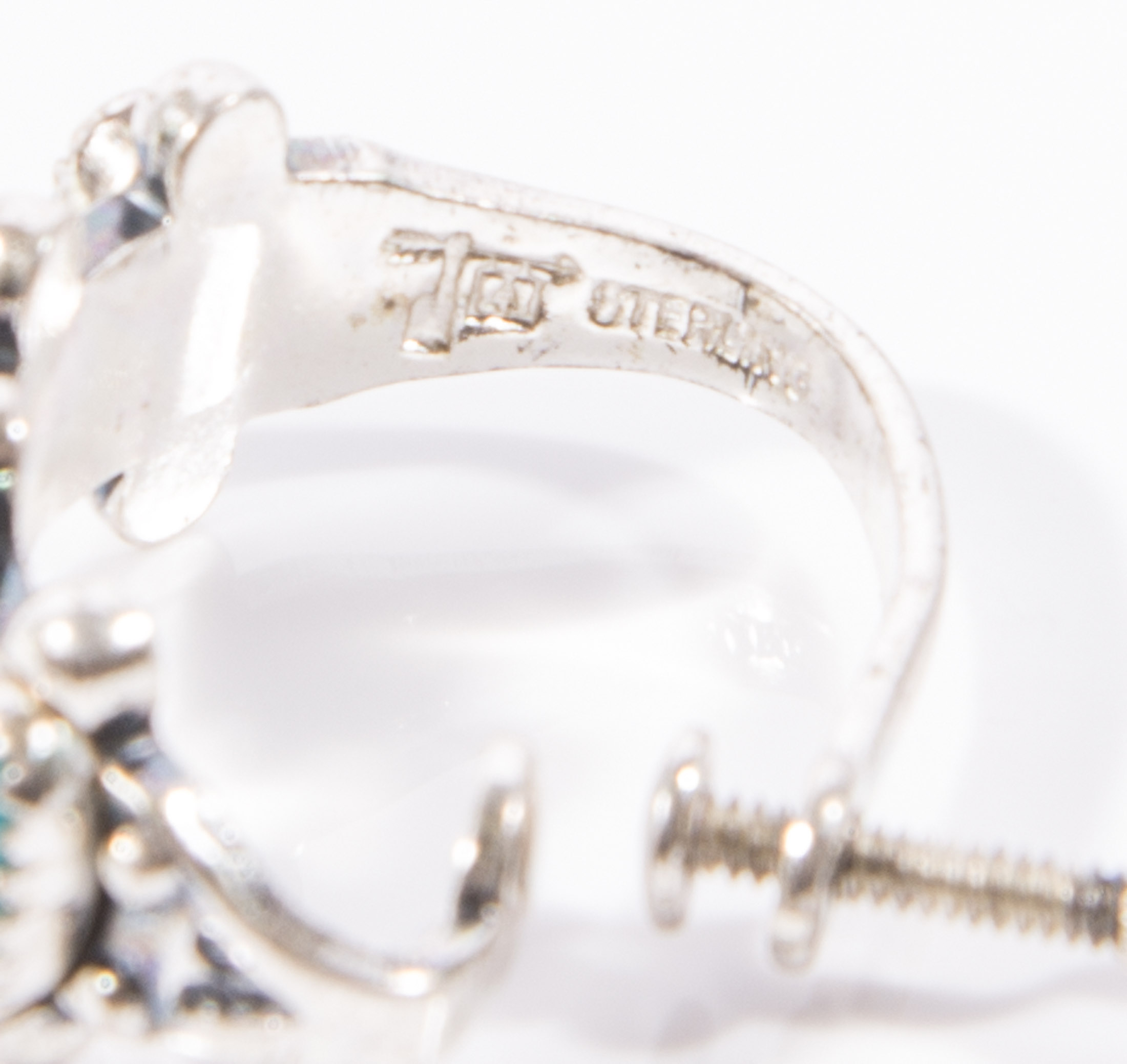 Native American Style Sterling Silver Turquoise Earrings