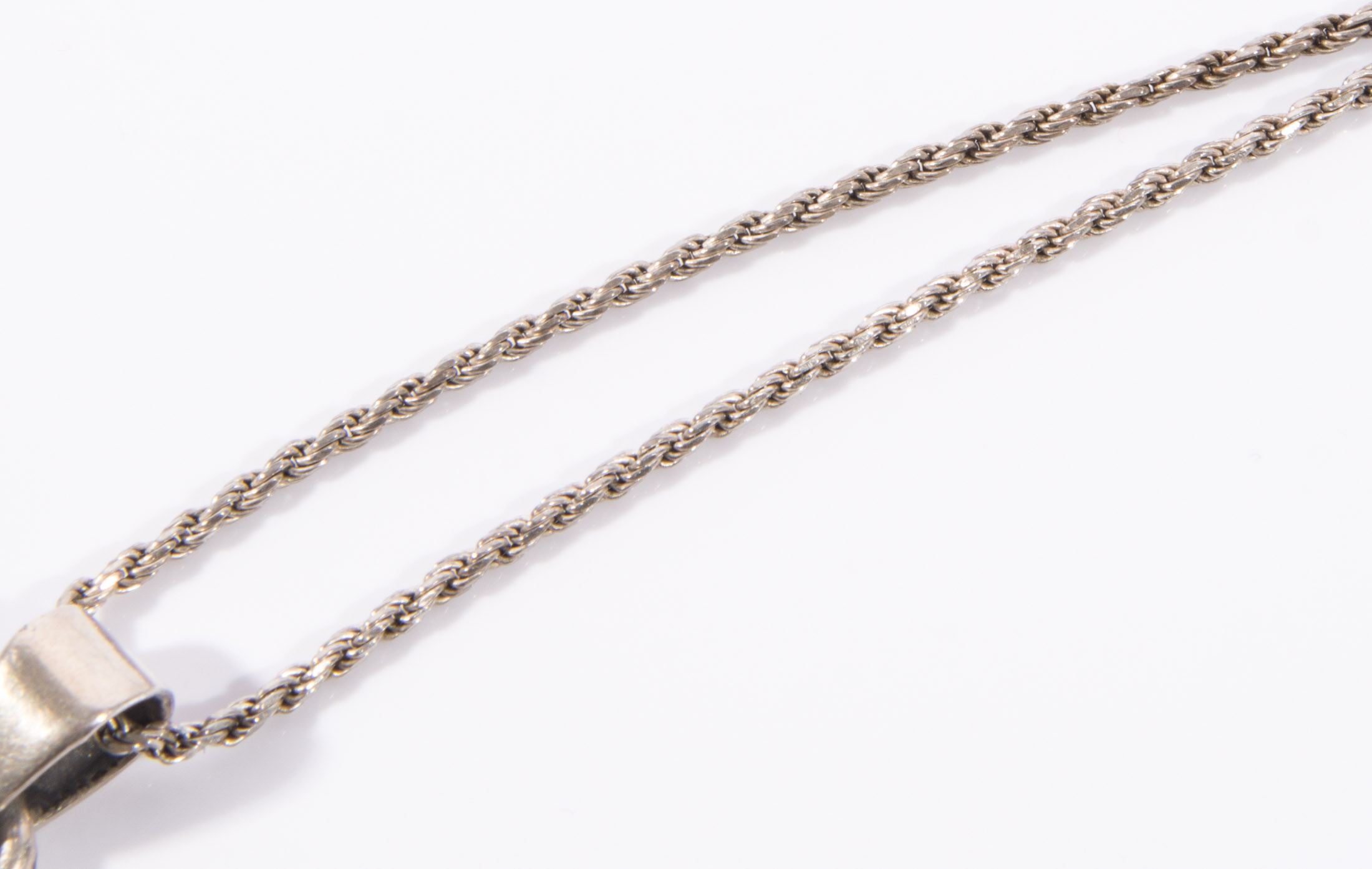 Native American Style Sterling Silver Turquoise Pendant