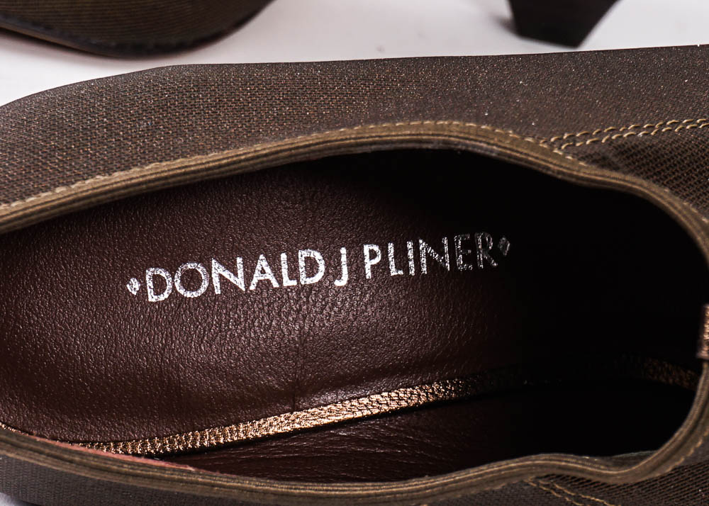 Donald J. Pliner Bronze "Riley" Shoes