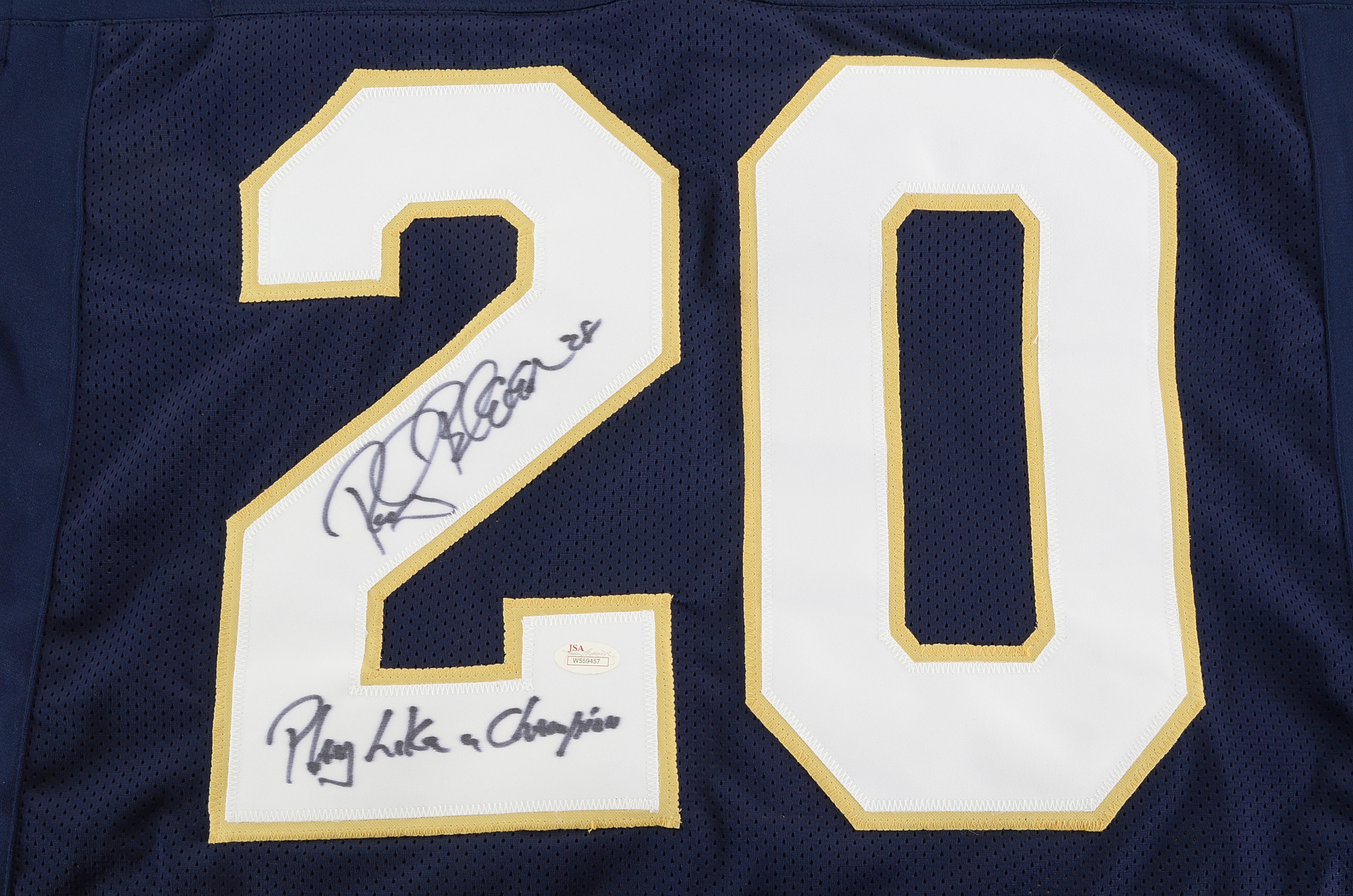 Rocky Bleier Signed Jersey  COA