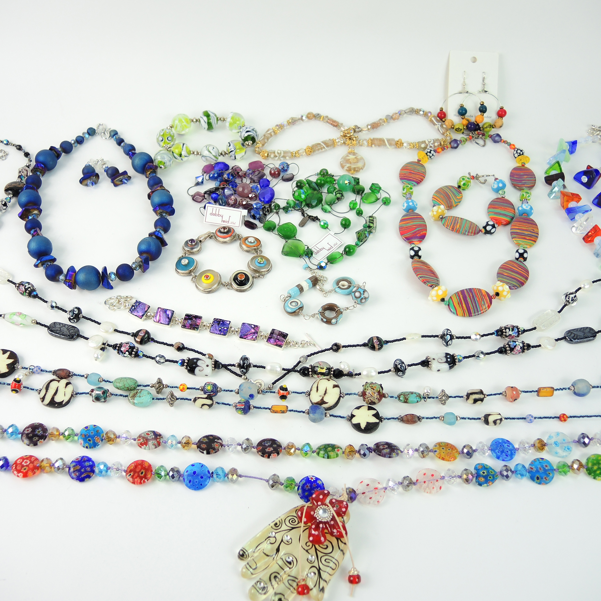 Artisan Hand Crafted Costume Jewelry with Venetian Glass