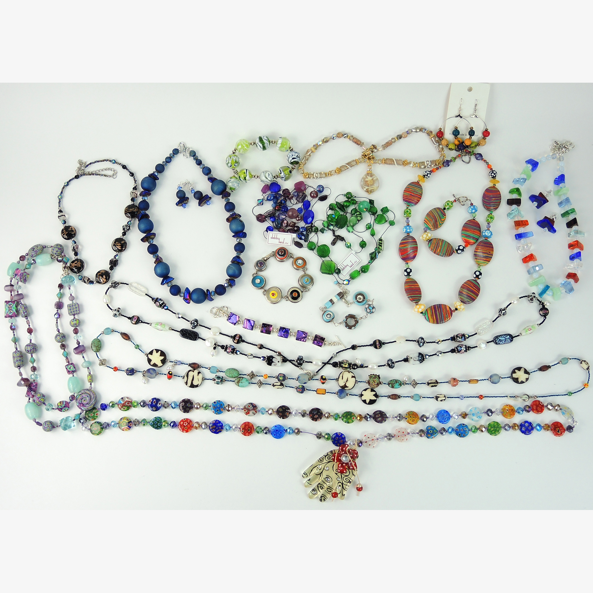 Artisan Hand Crafted Costume Jewelry with Venetian Glass