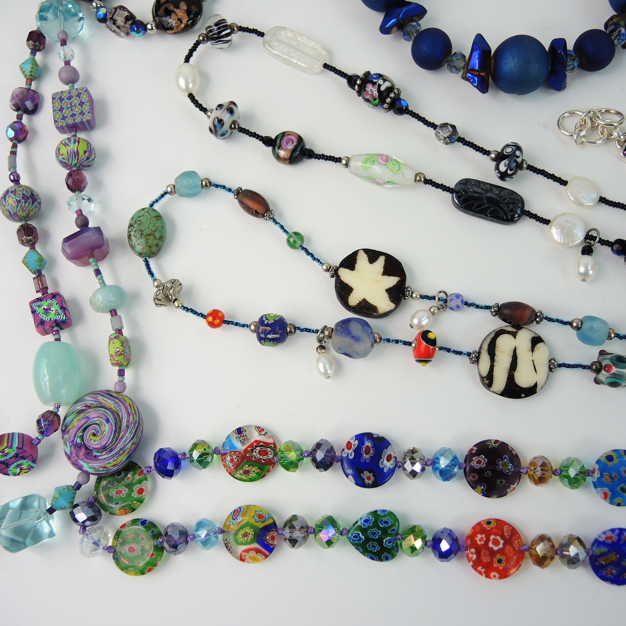 Artisan Hand Crafted Costume Jewelry with Venetian Glass