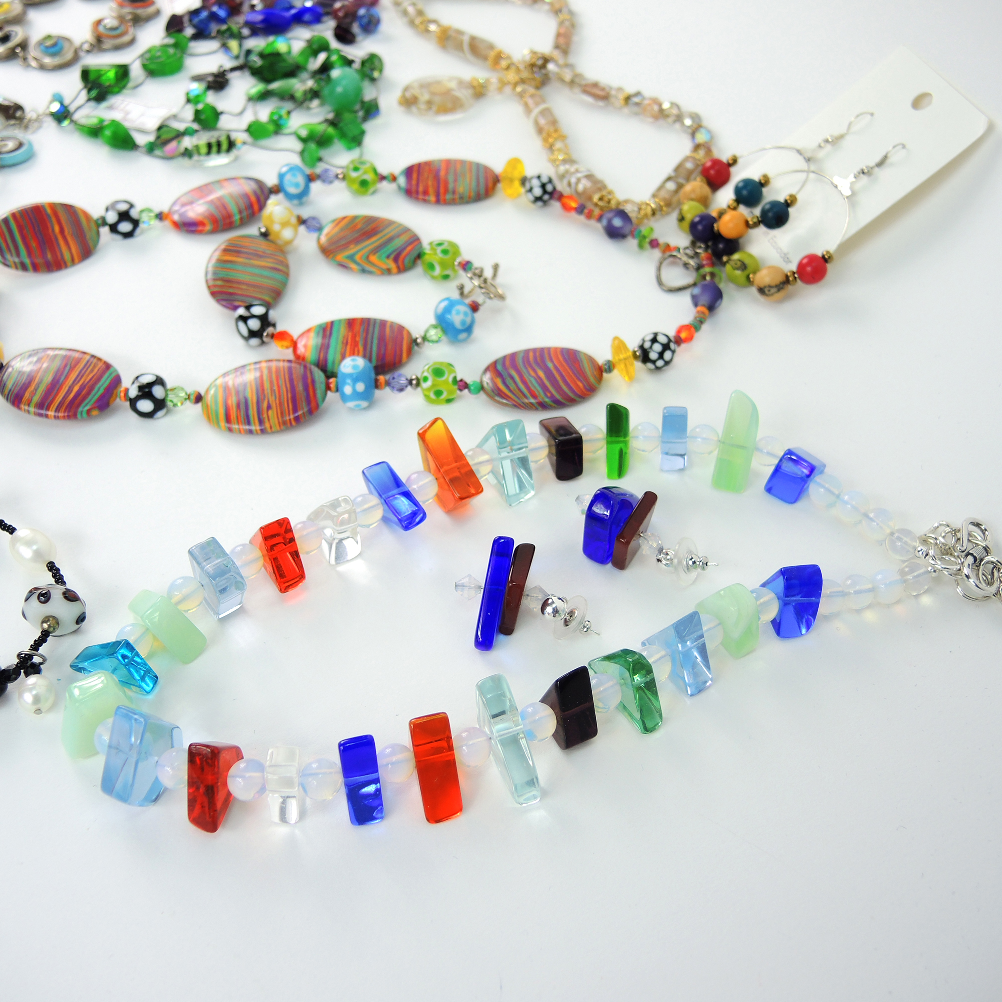 Artisan Hand Crafted Costume Jewelry with Venetian Glass