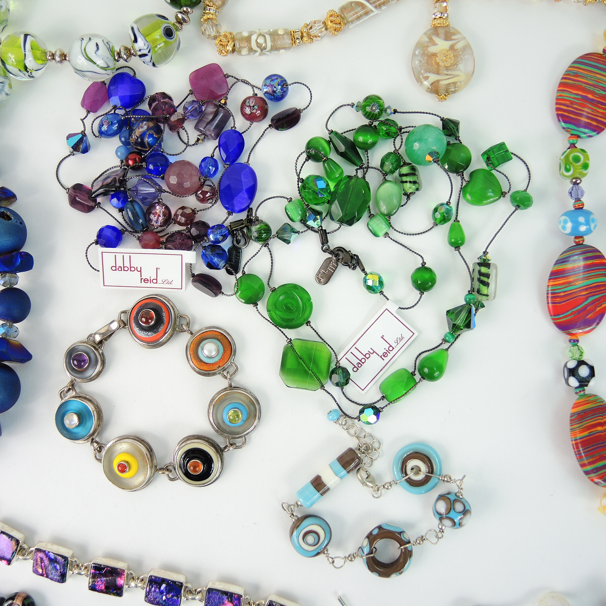 Artisan Hand Crafted Costume Jewelry with Venetian Glass