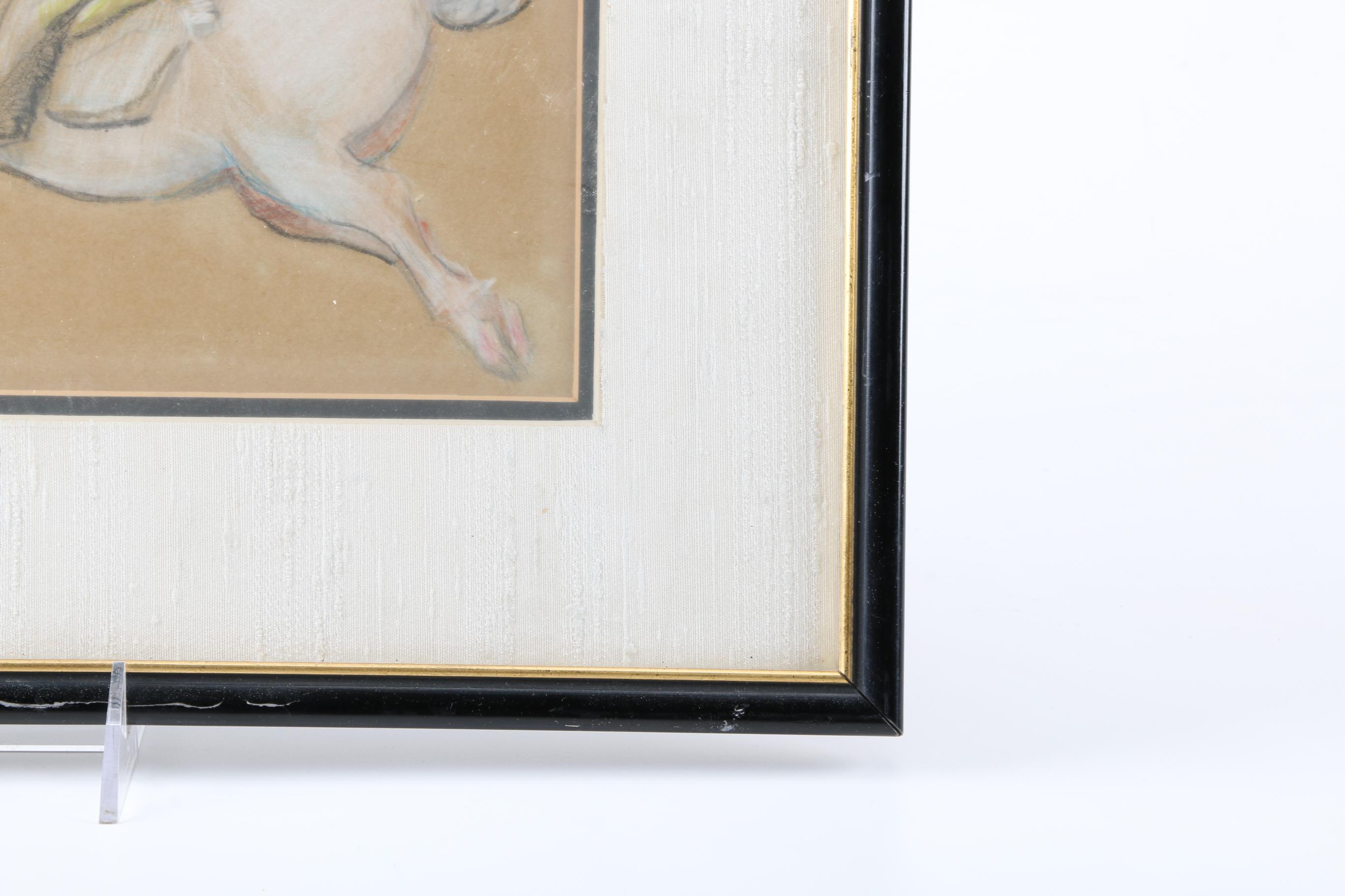 Colored Pencil Abstract Drawing on Paper