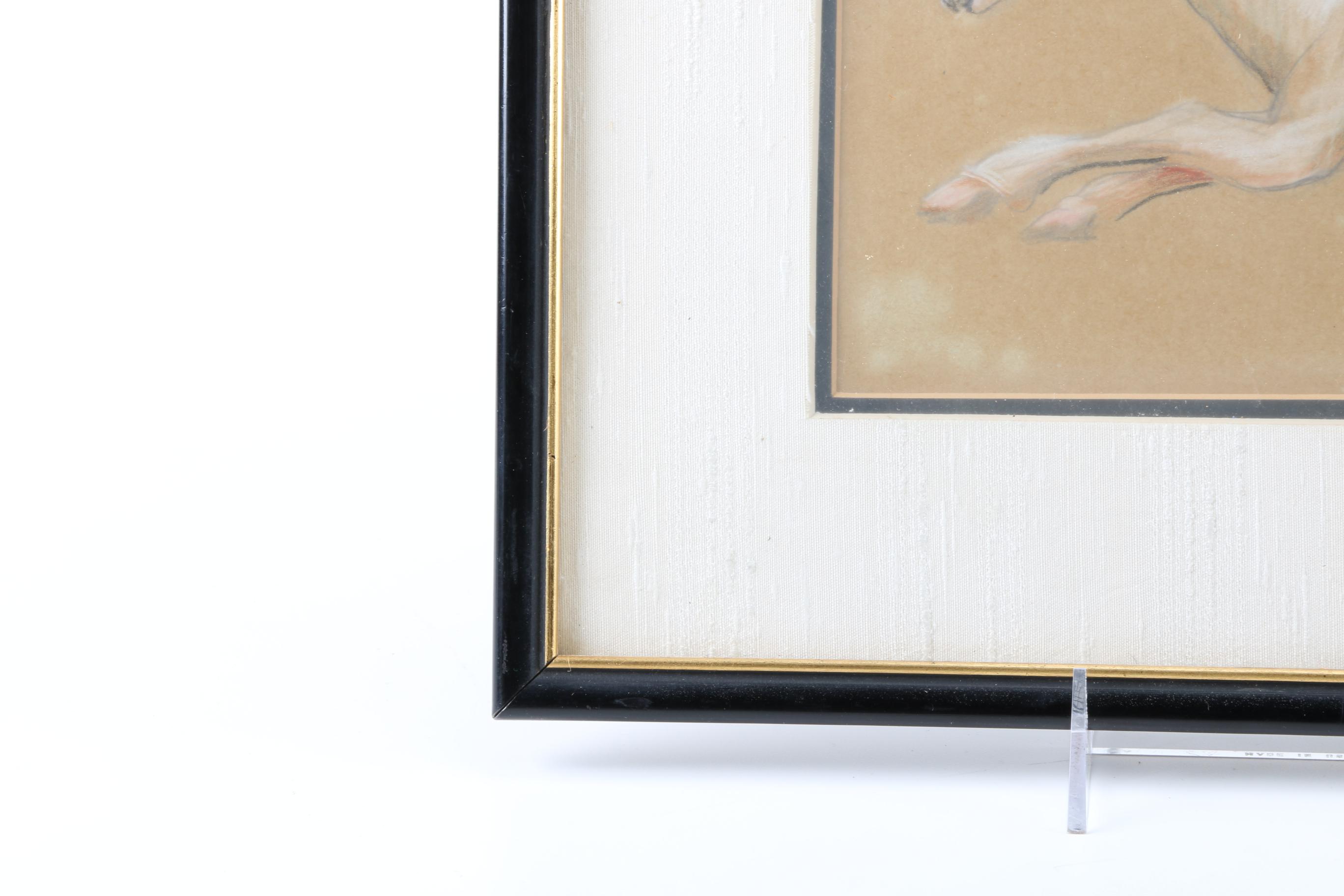 Colored Pencil Abstract Drawing on Paper