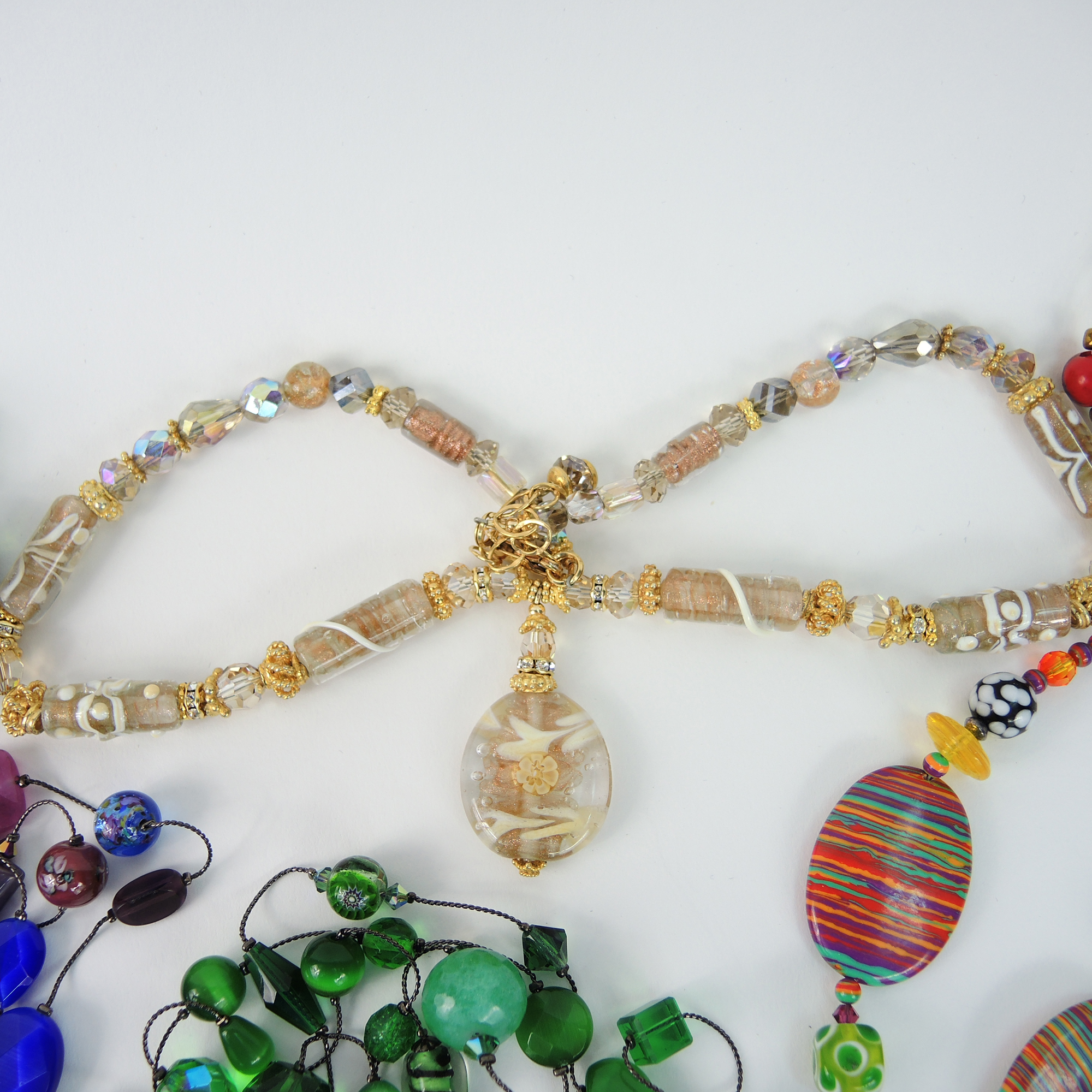 Artisan Hand Crafted Costume Jewelry with Venetian Glass