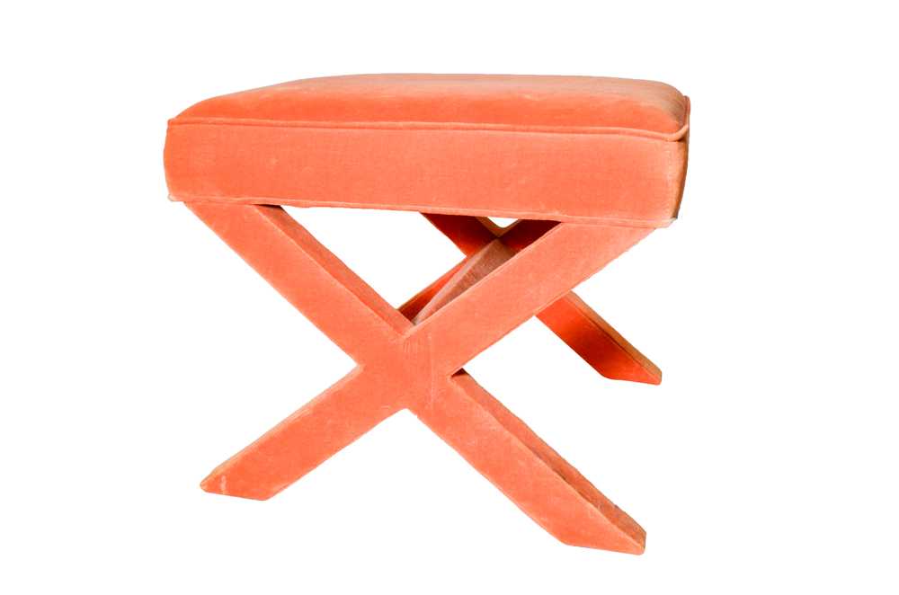 Jonathan Adler Orange X-Bench