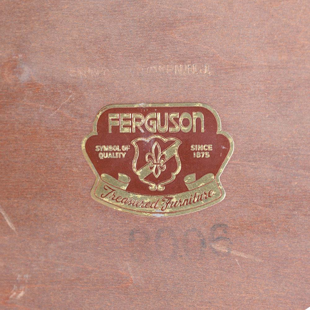 Vintage Mahogany Folding Card Table With Chairs