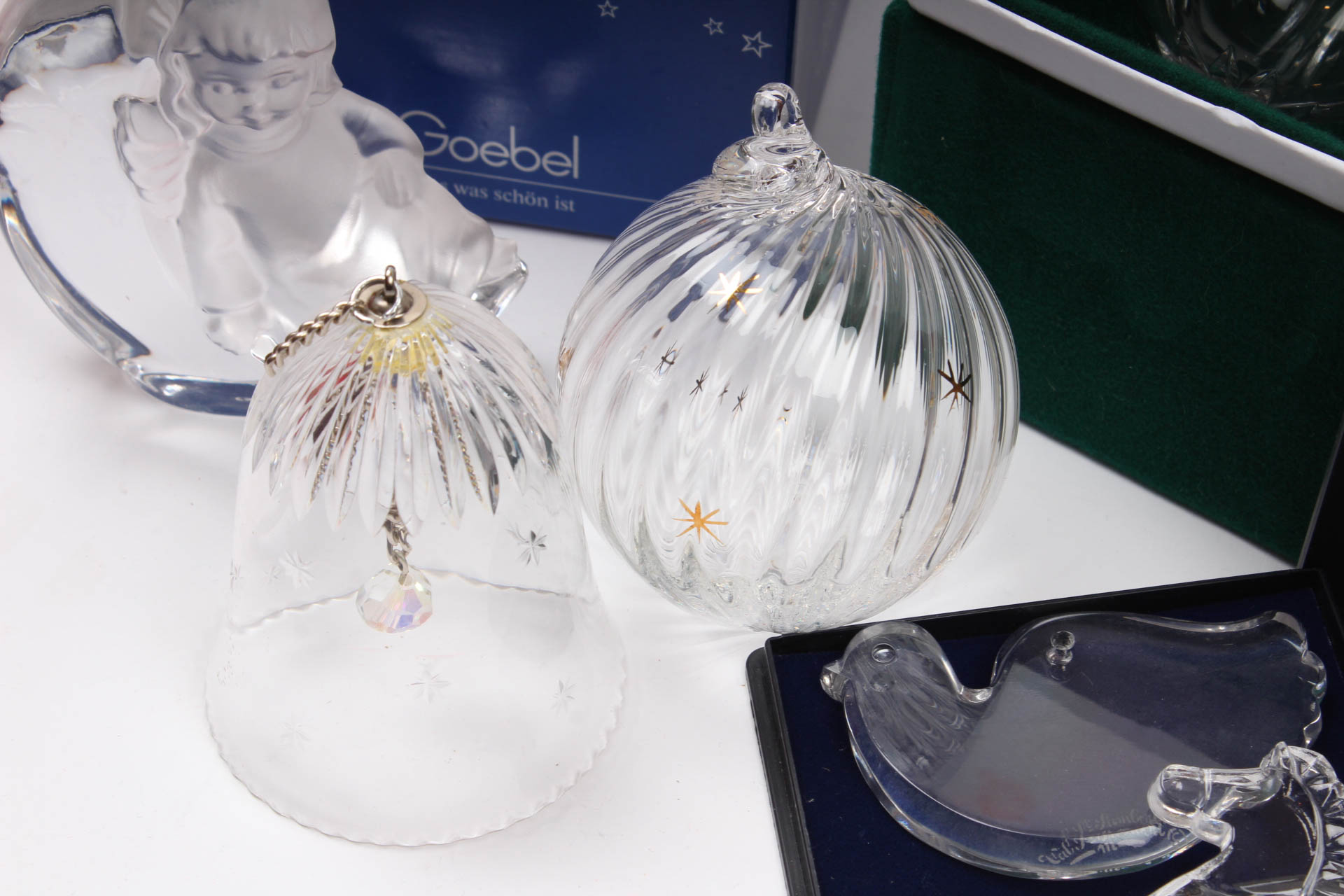 Crystal Ornaments Featuring Webb Corbett, Caithness, and More