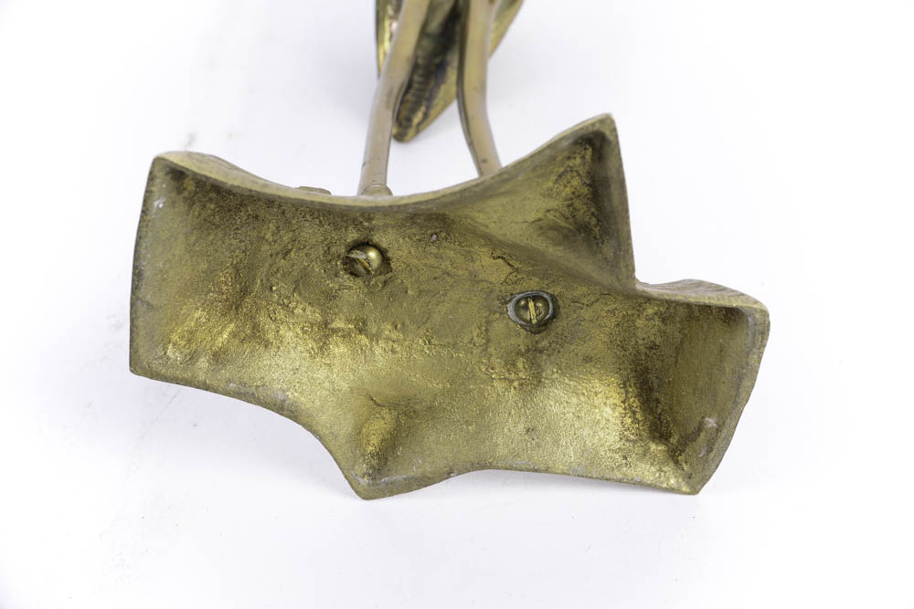 Vintage Mid Century Brass Bird Decor