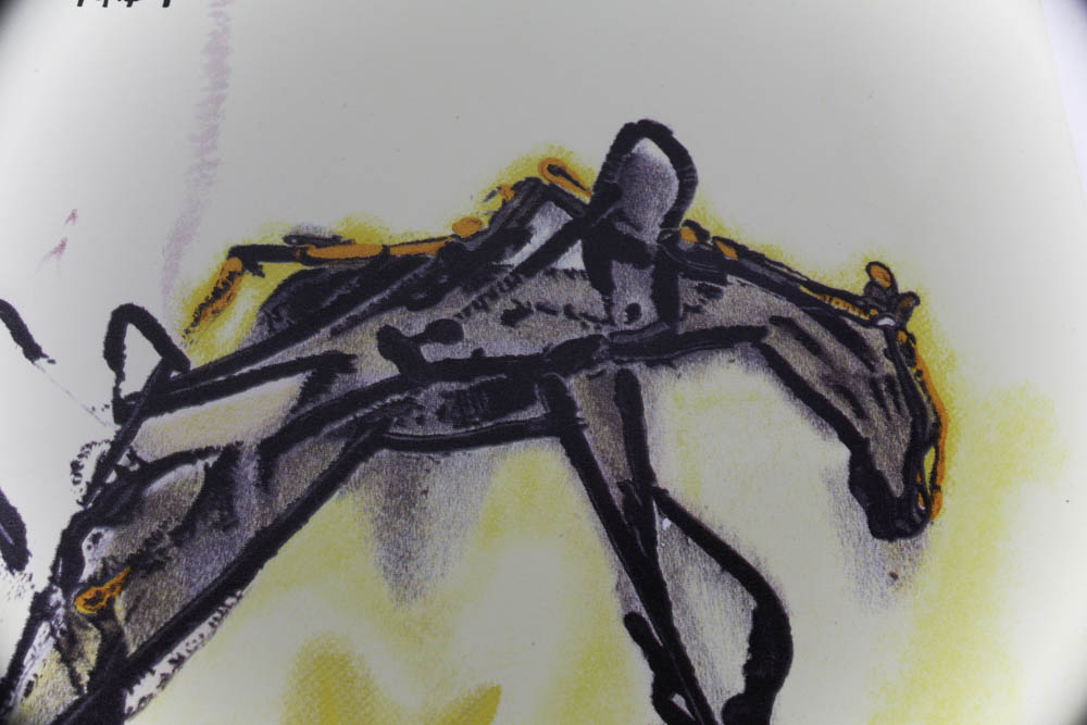 After Salvador Dali Ceramic Tile "The Horse of Labor"