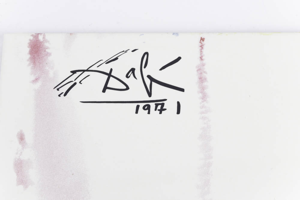 After Salvador Dali Ceramic Tile "The Horse of Labor"