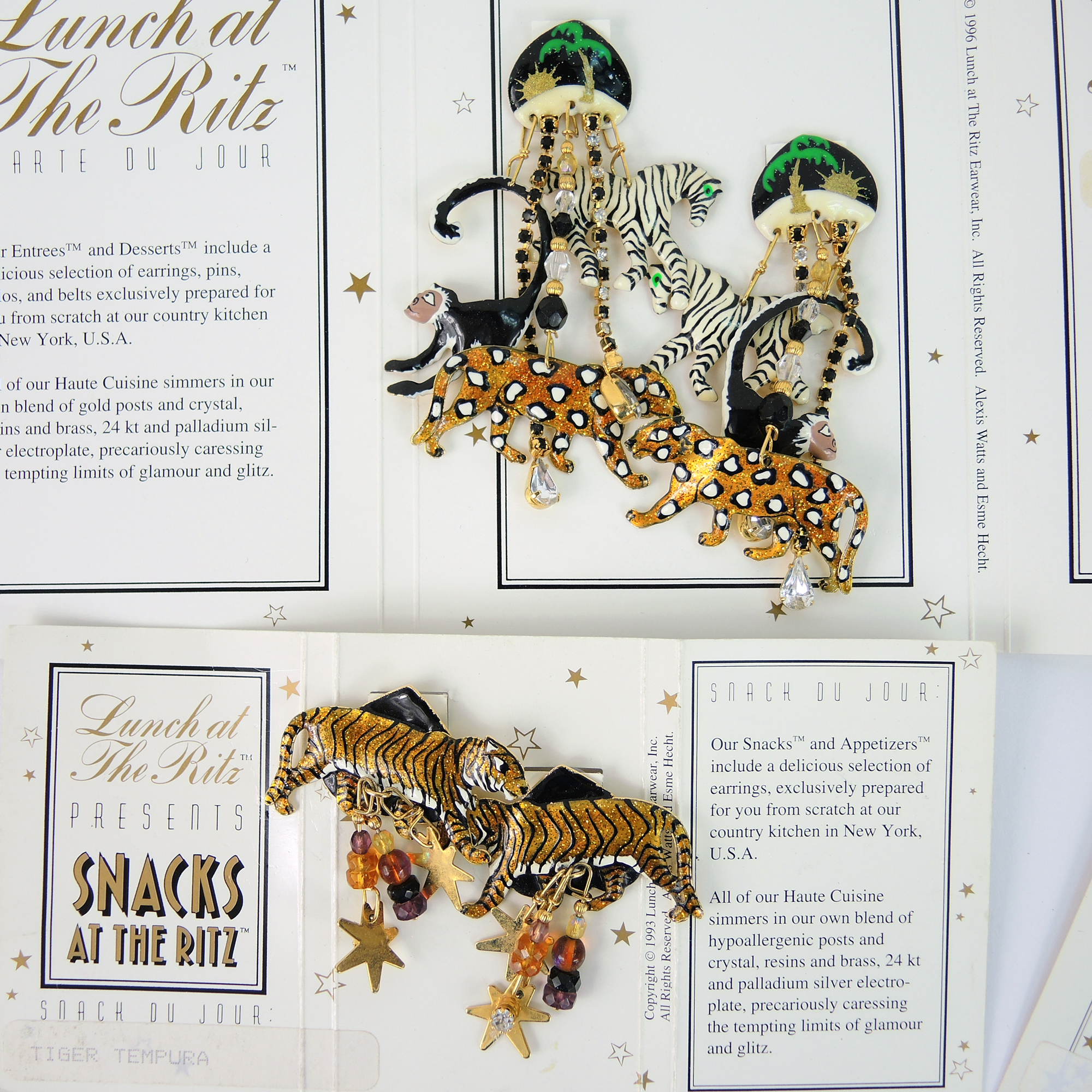 Lunch at The Ritz - Animal Themed Jewelry