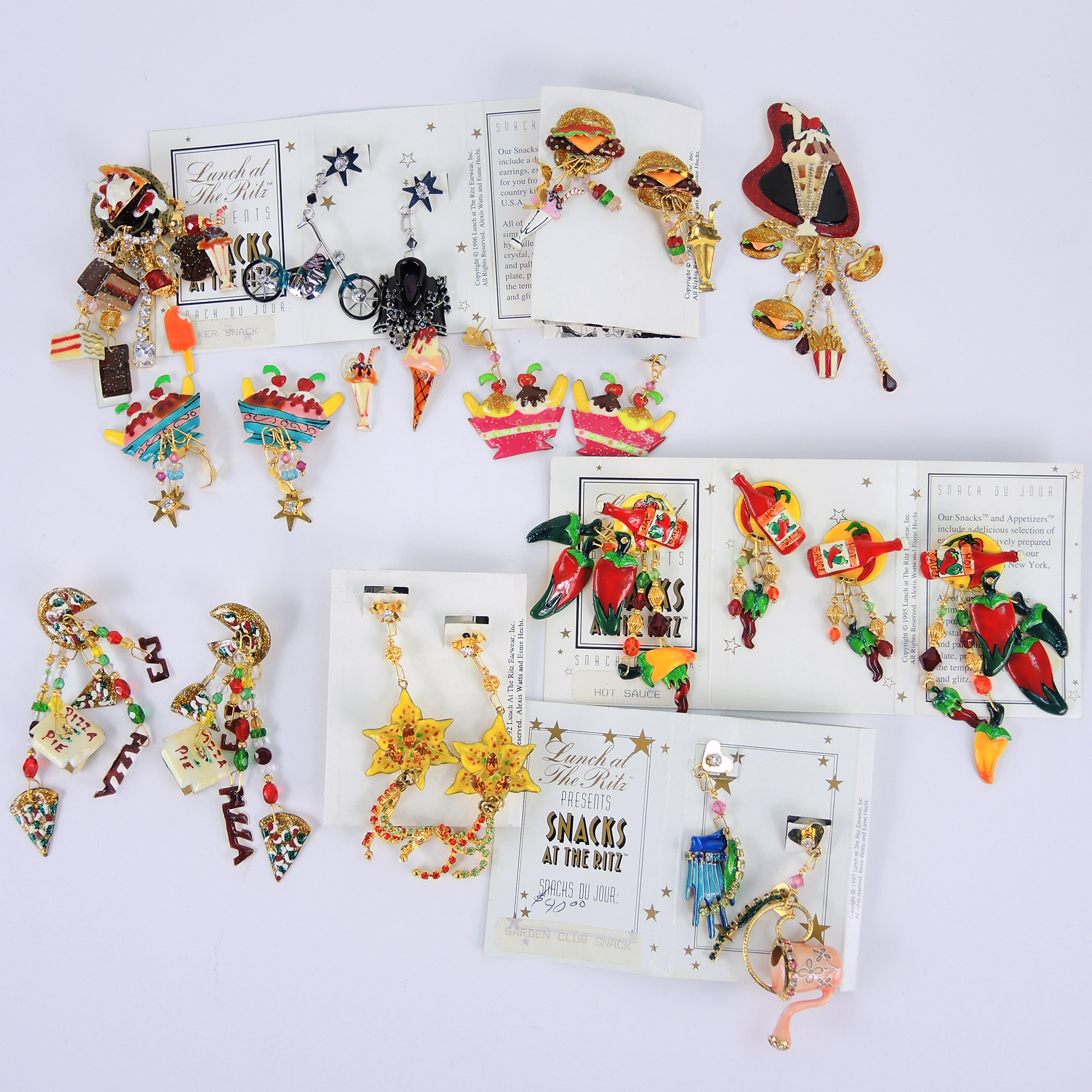 Lunch at The Ritz - Snacks At The Ritz Themed Jewelry