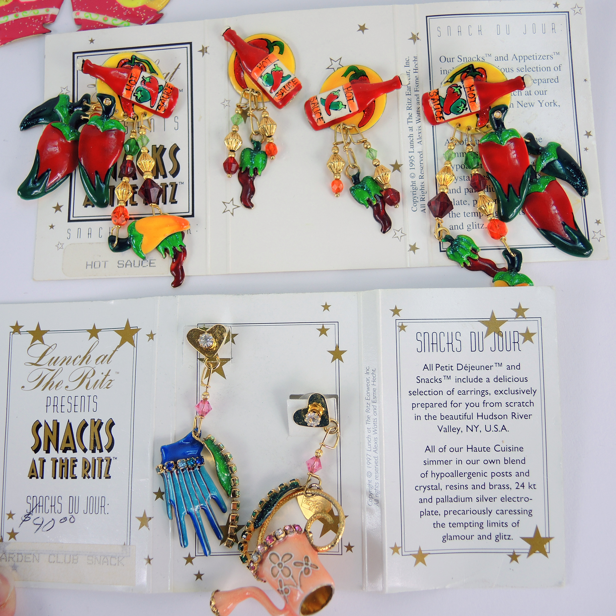 Lunch at The Ritz - Snacks At The Ritz Themed Jewelry