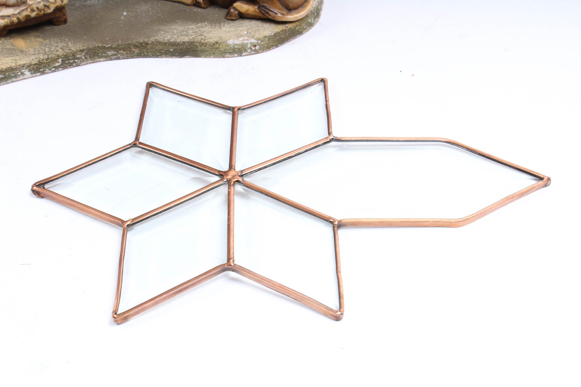 Vintage Carved Painted Wood Nativity