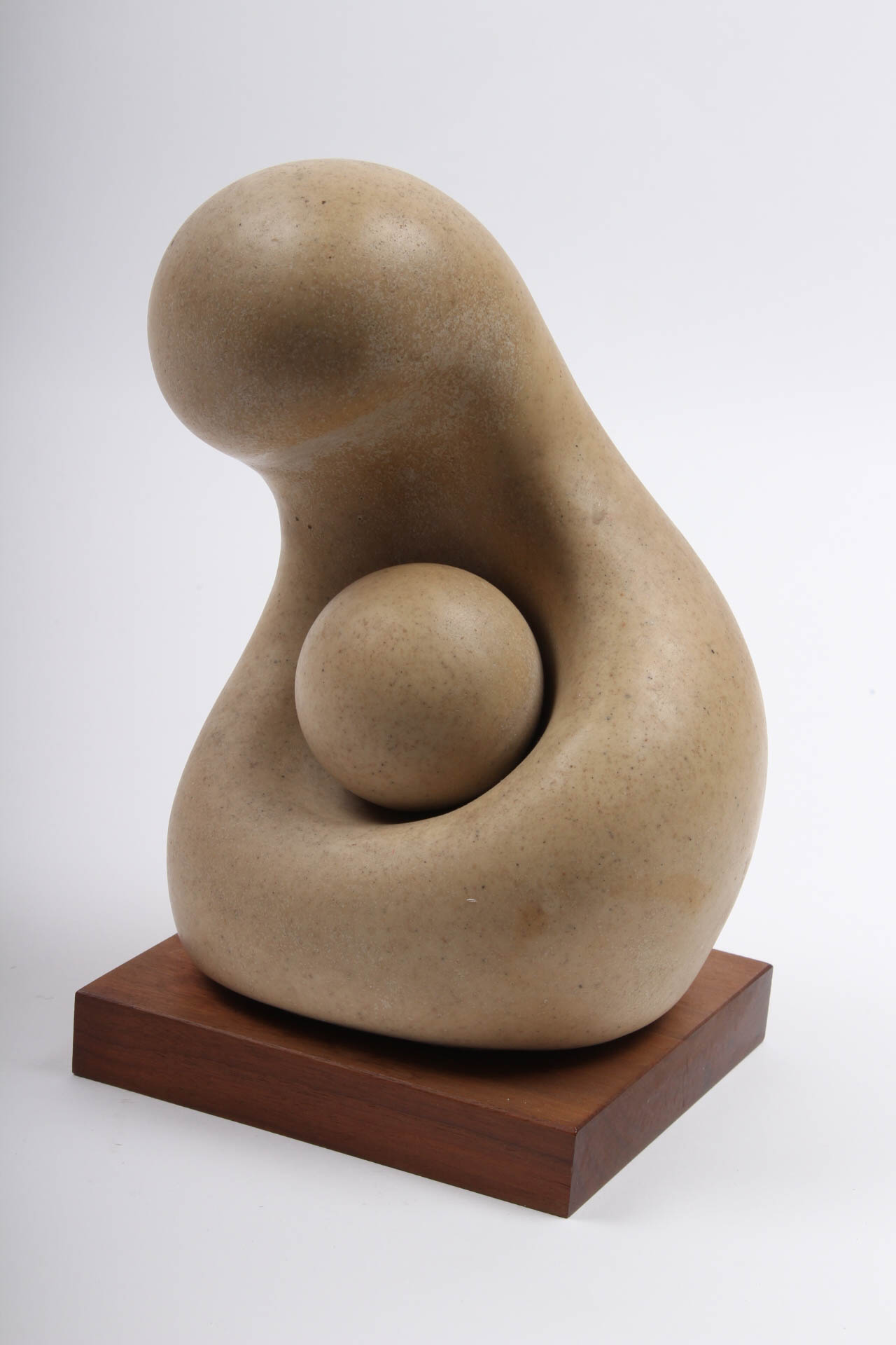 Walter Hannula Mid Century Mother and Child Sculpture