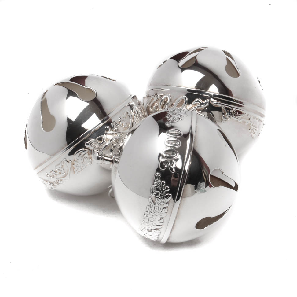 Wallace 2000 - 2002 Silver Plate Holiday Bells