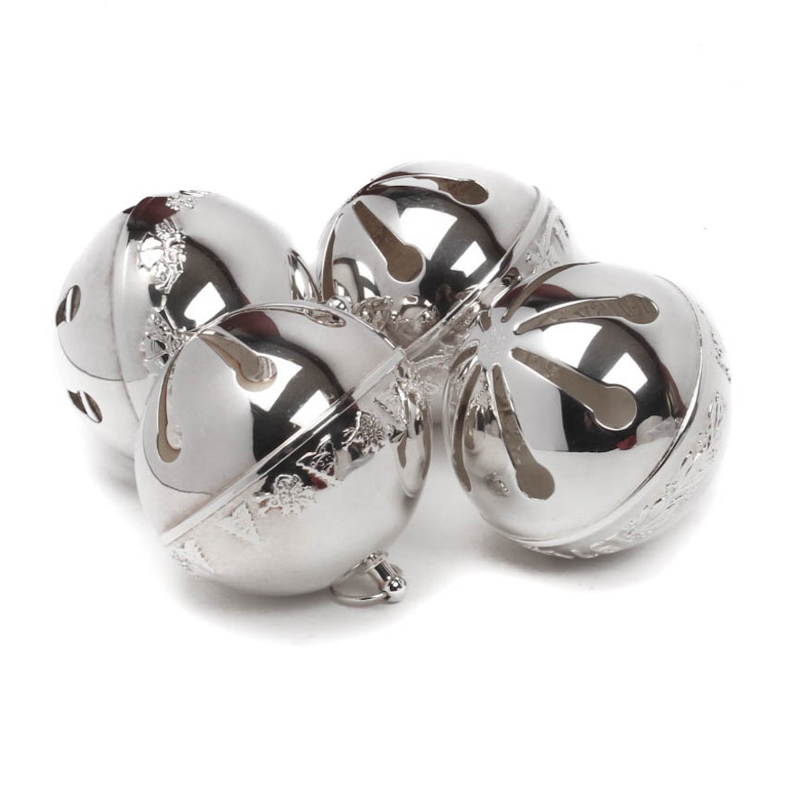 Wallace Silver Plate Holiday Bells