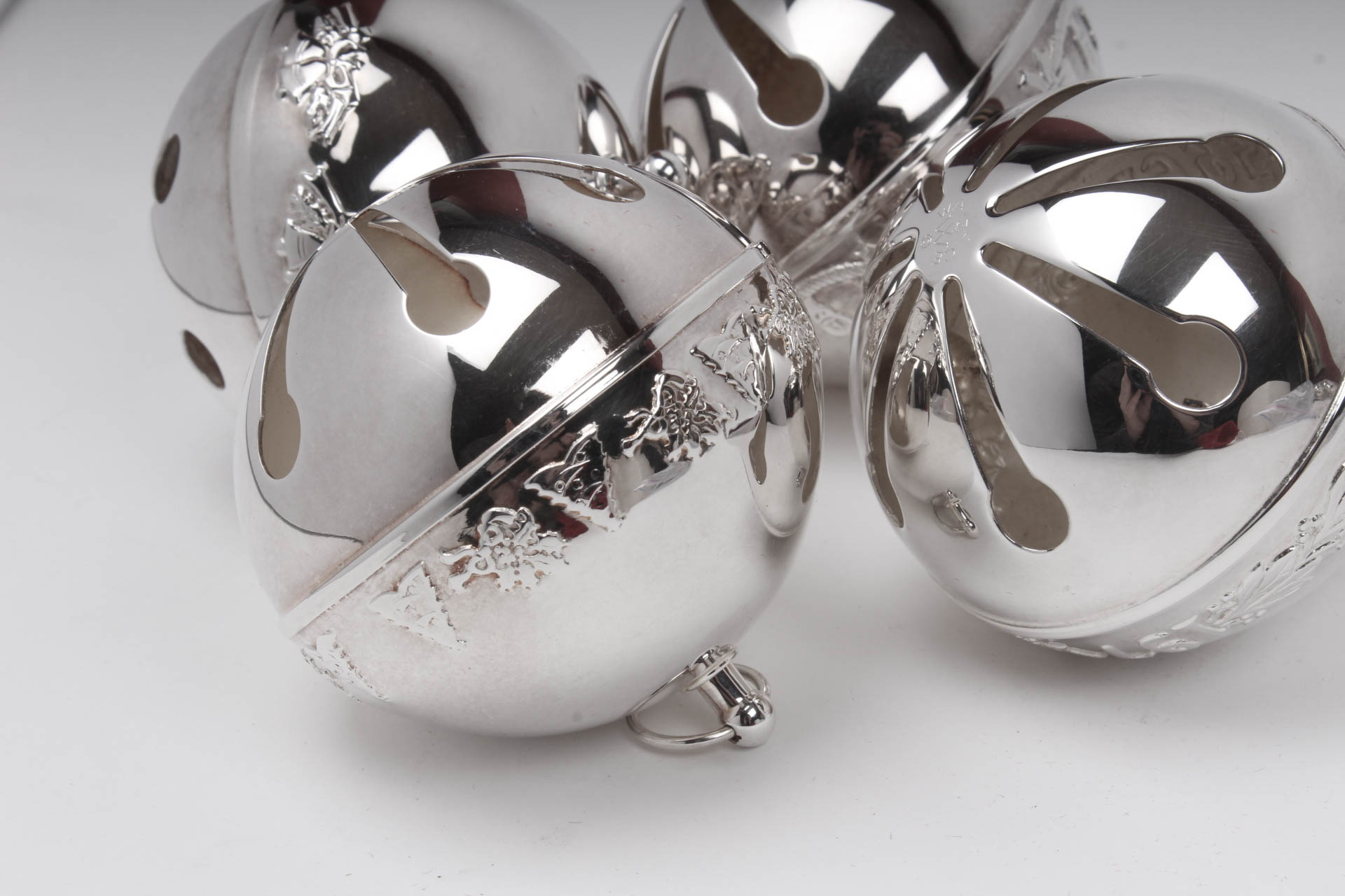 Wallace Silver Plate Holiday Bells