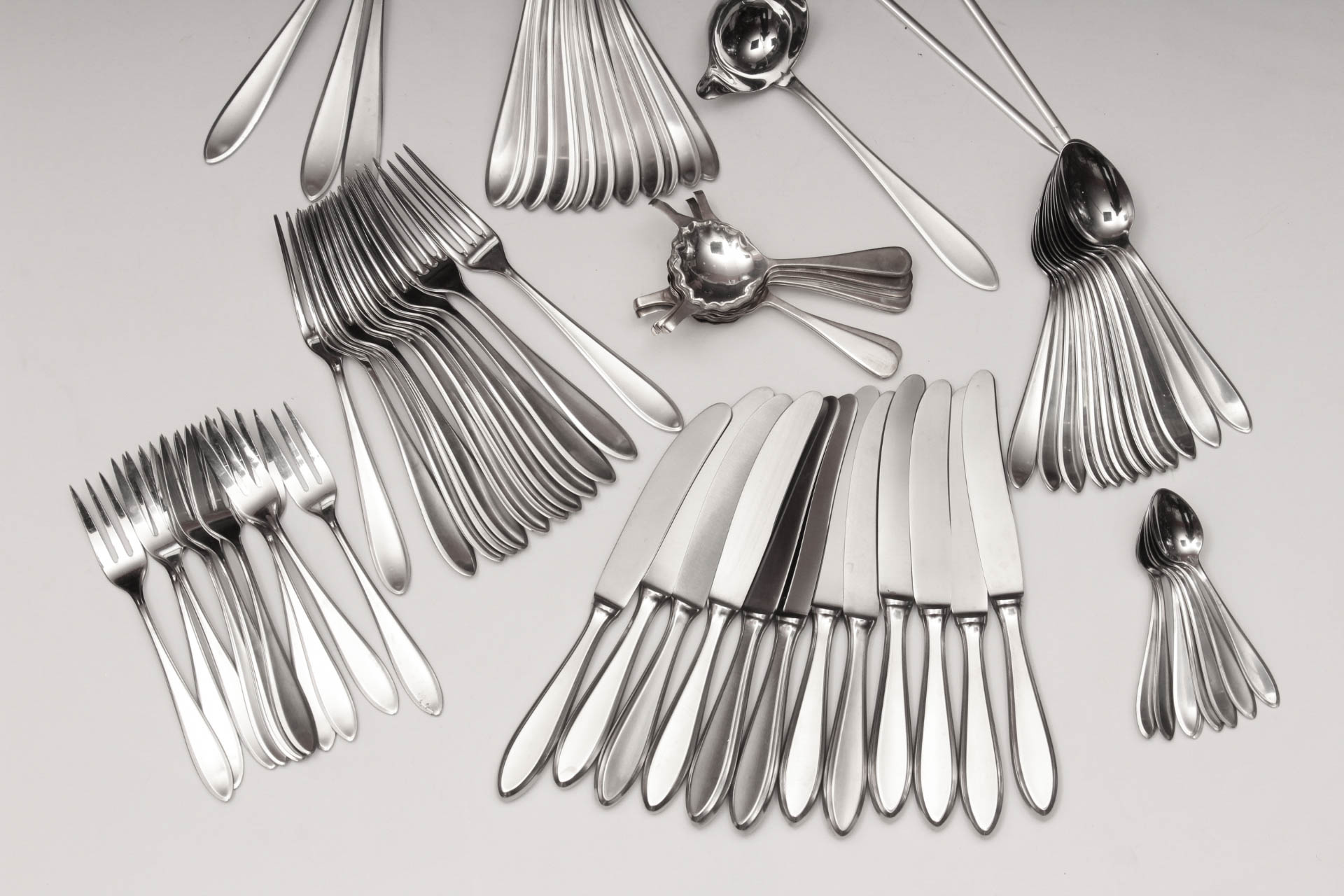 WMF Cromargan Stainless Steel Eighty Piece Flatware Set
