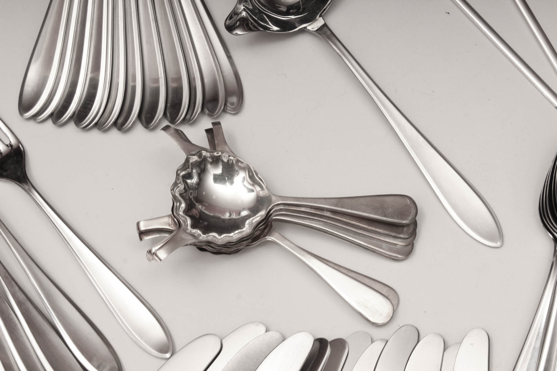 WMF Cromargan Stainless Steel Eighty Piece Flatware Set