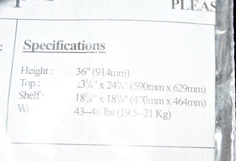 Folding Wood Kitchen Island by Oasis Concepts