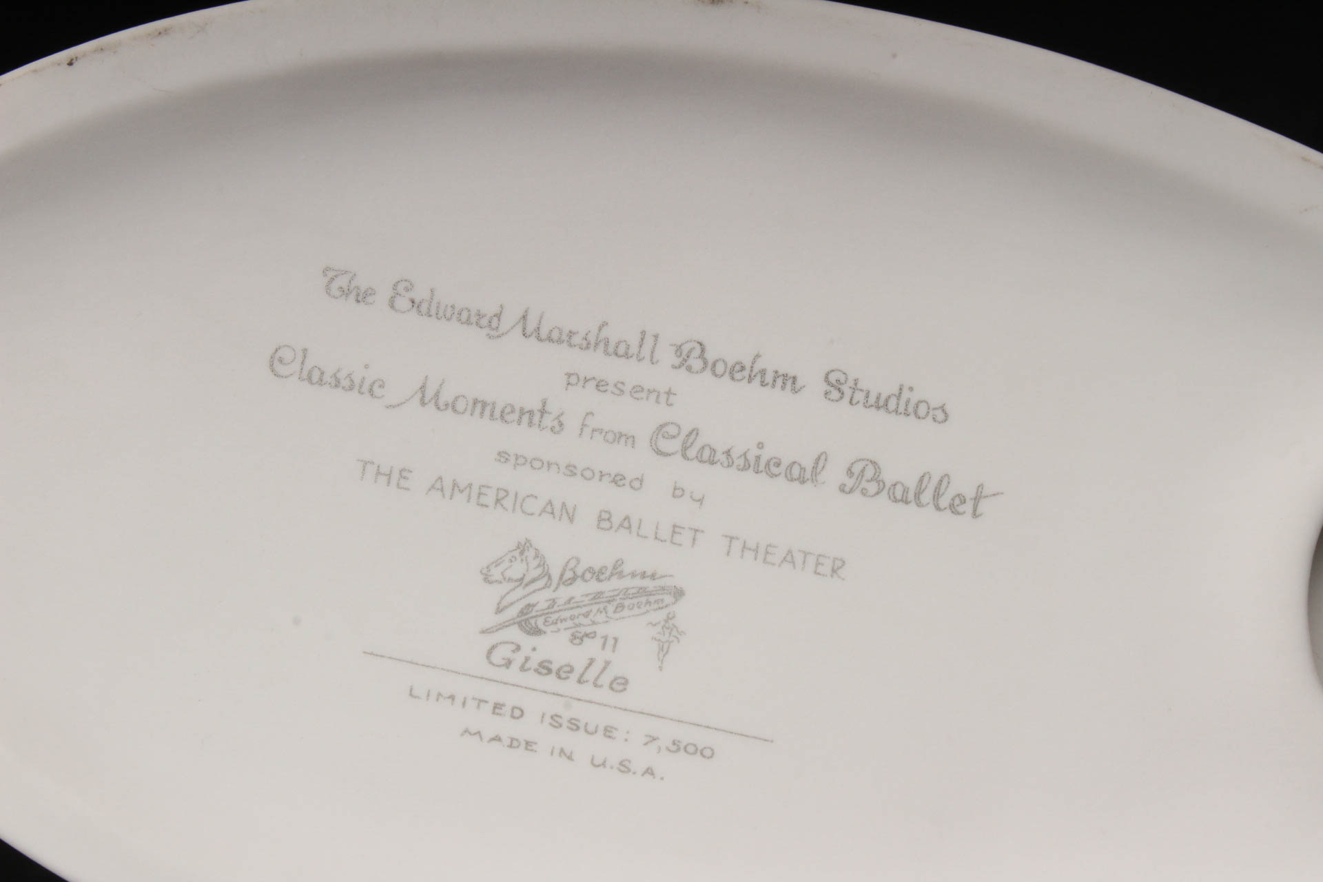 Boehm Ballerinas "Giselle" and "Swan Lake"