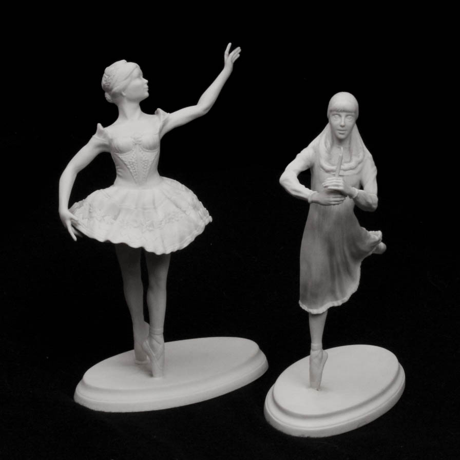 Boehm Ballerinas "Coppelia" and "Nutcracker"