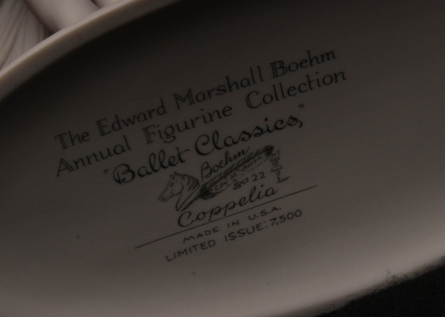 Boehm Ballerinas "Coppelia" and "Nutcracker"