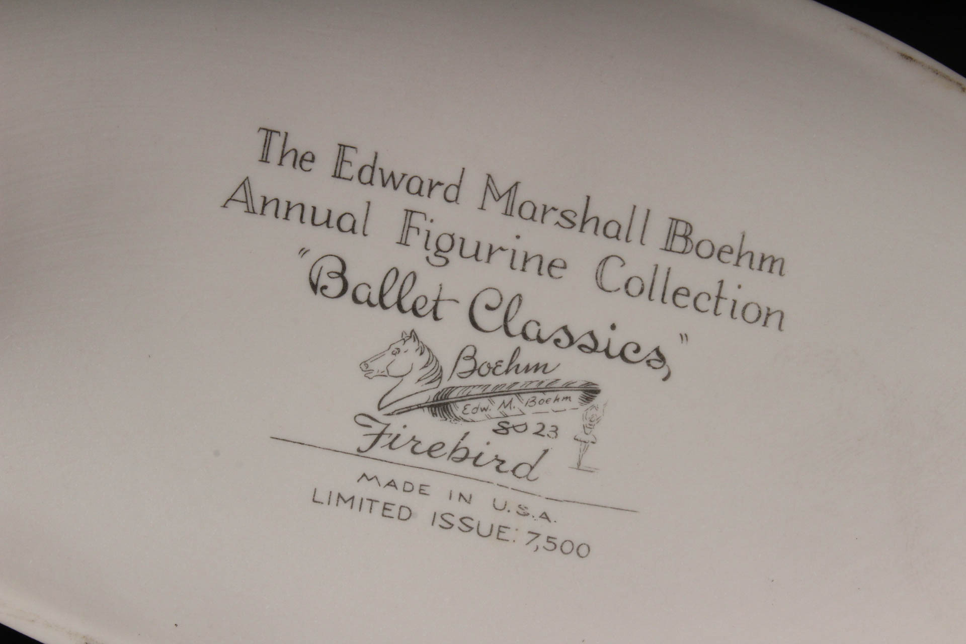 Boehm Ballerinas "Firebird" and "Don Quixote"