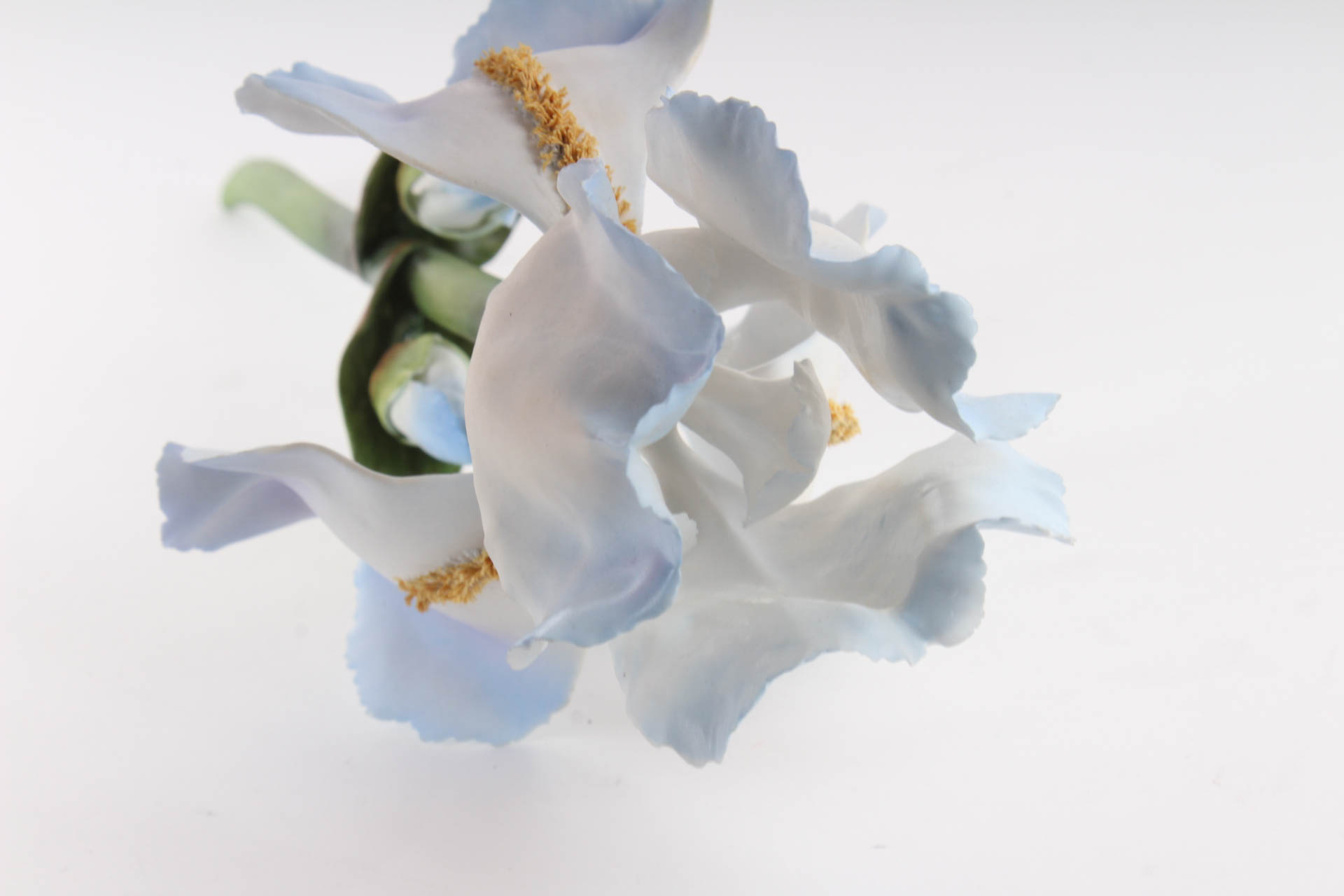 Boehm Porcelain Blue Iris Stem