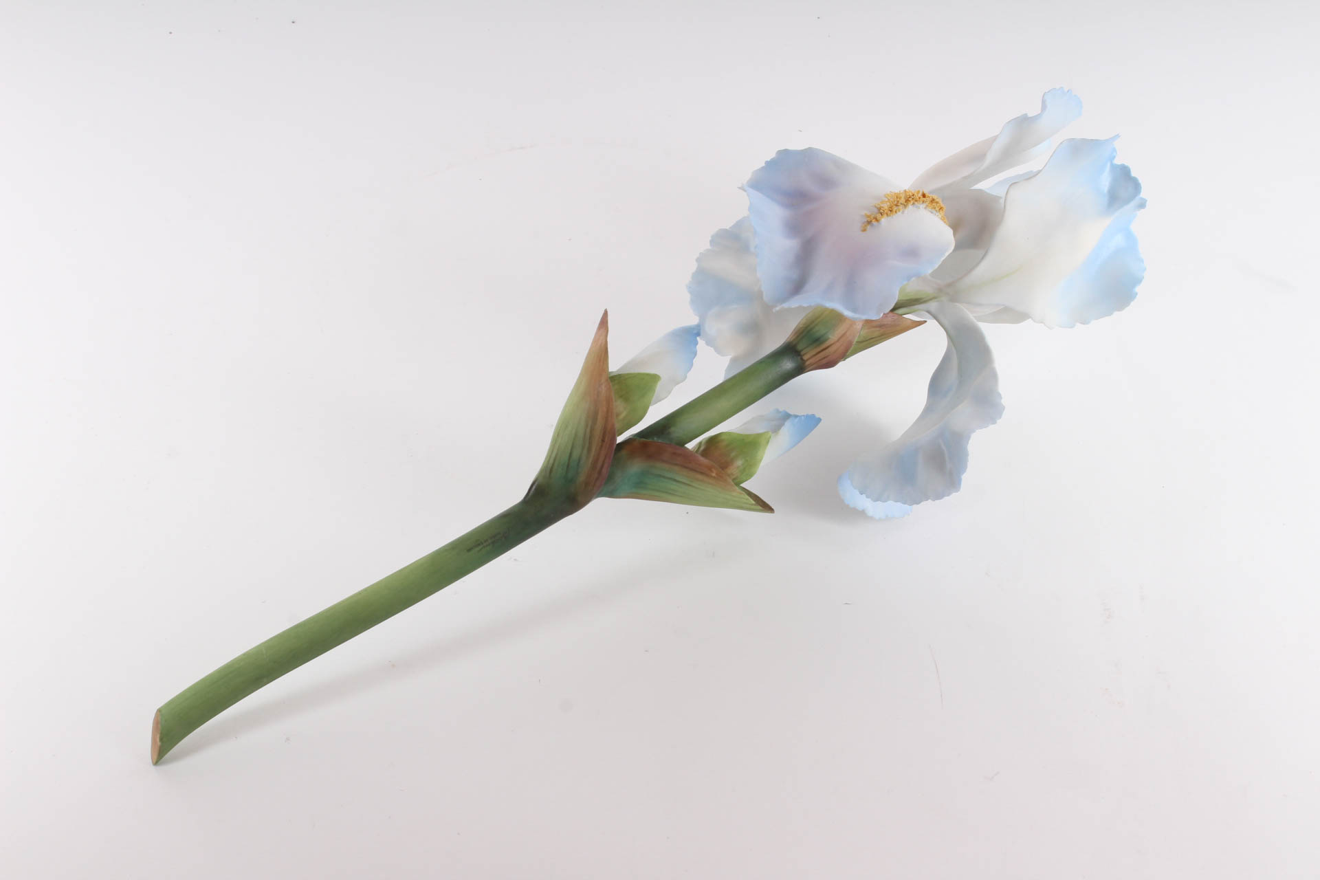 Boehm Porcelain Blue Iris Stem