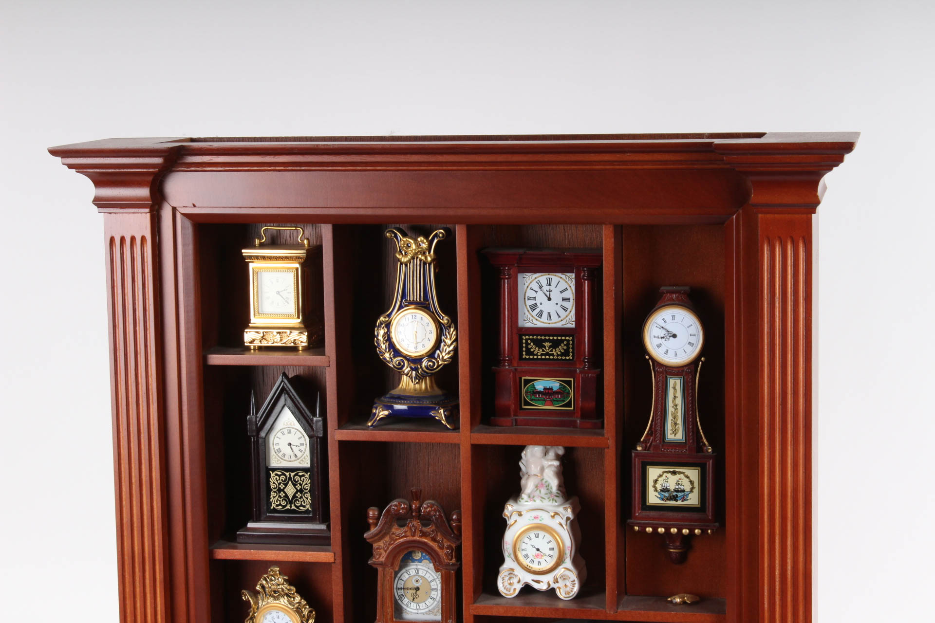 Collection of Miniature Clocks by the Franklin Mint