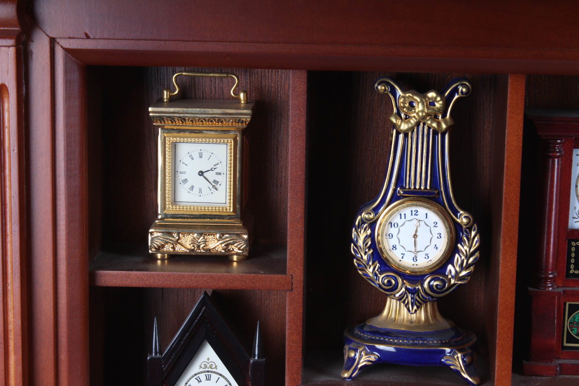 Collection of Miniature Clocks by the Franklin Mint
