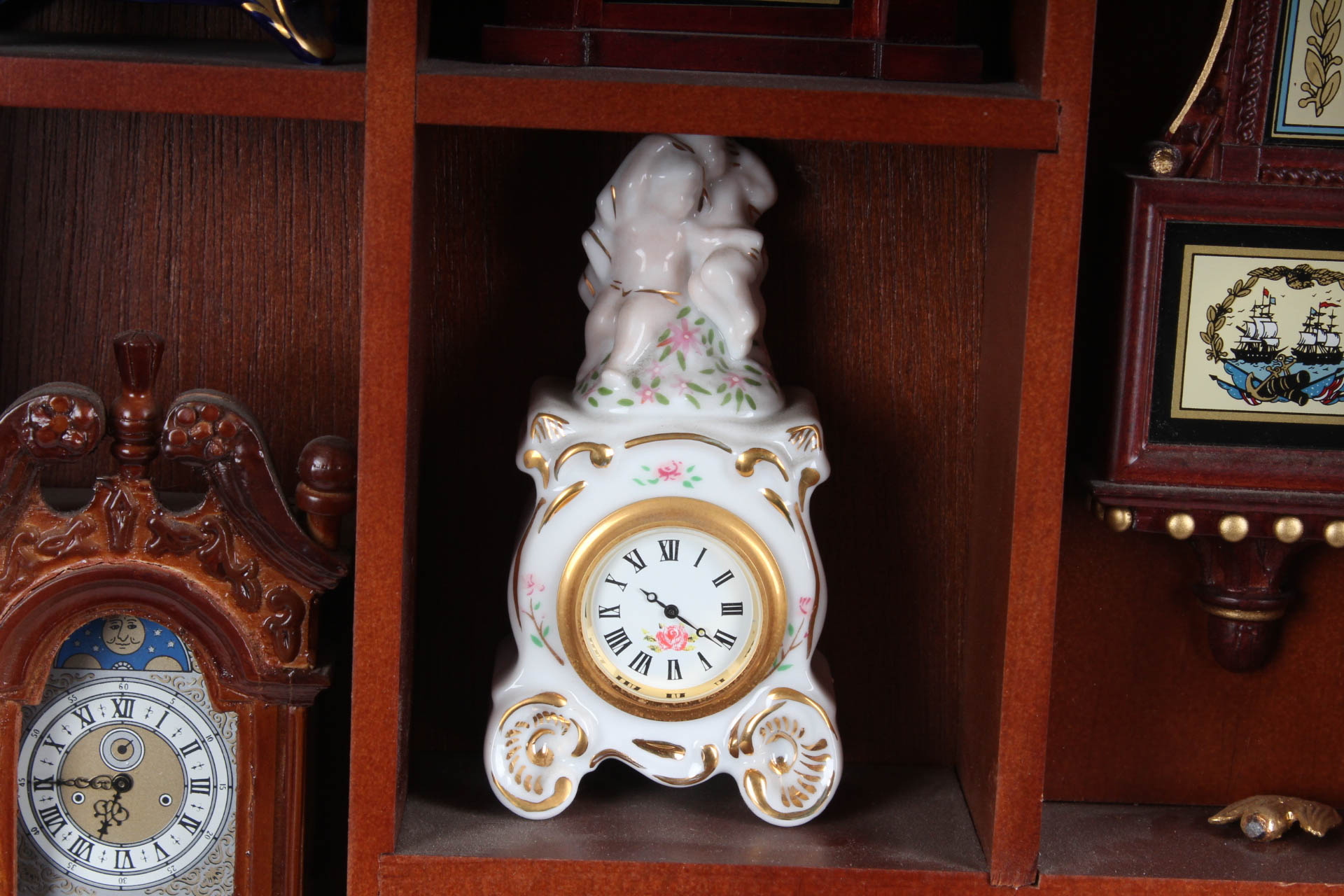 Collection of Miniature Clocks by the Franklin Mint