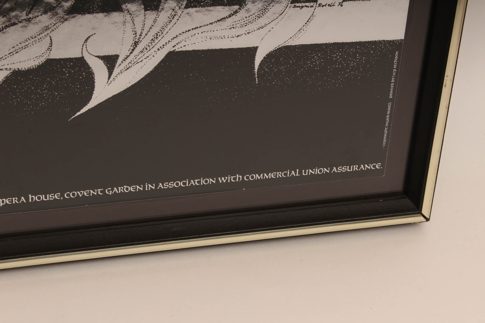 Ingrid Rosell Lithograph of "Brünnhilde" from the Ring Cycle Operas