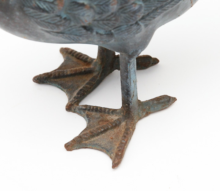 Antique Cast Iron Geese Figurines