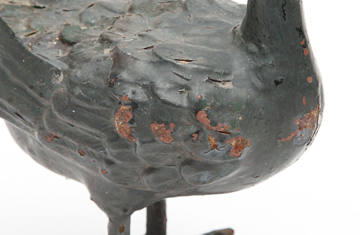 Antique Cast Iron Geese Figurines
