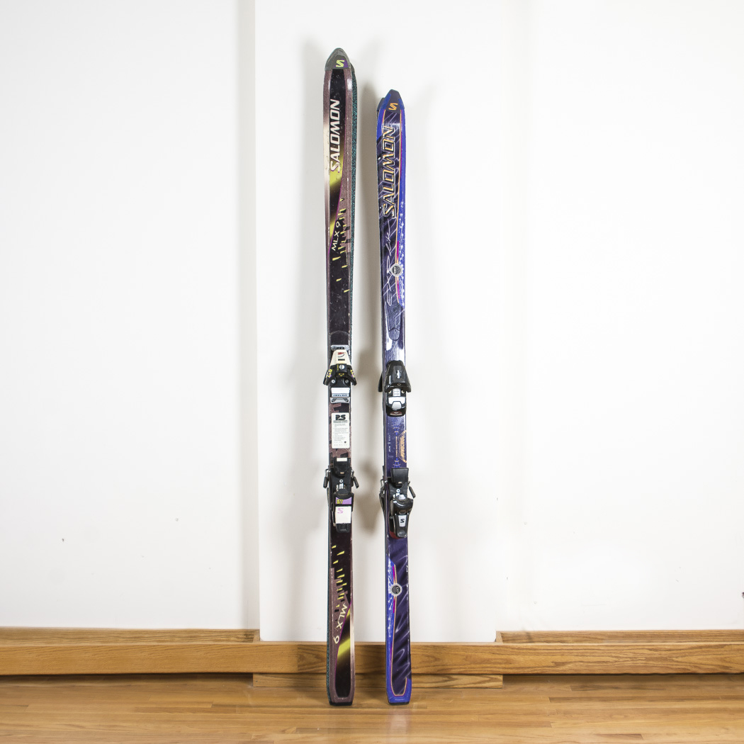 Group of Salomon Skis