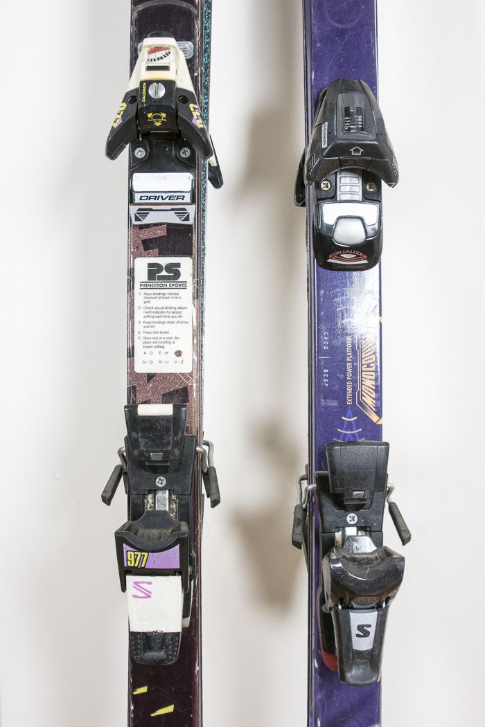 Group of Salomon Skis