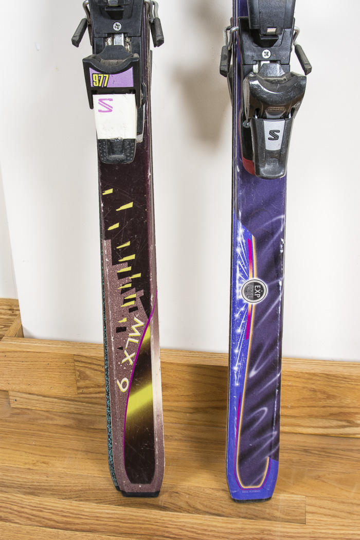 Group of Salomon Skis