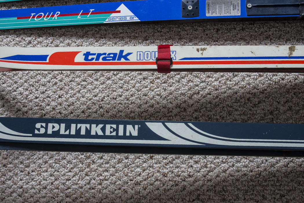 Splitkein, Trak. Rossignol, and Kneissel Skis